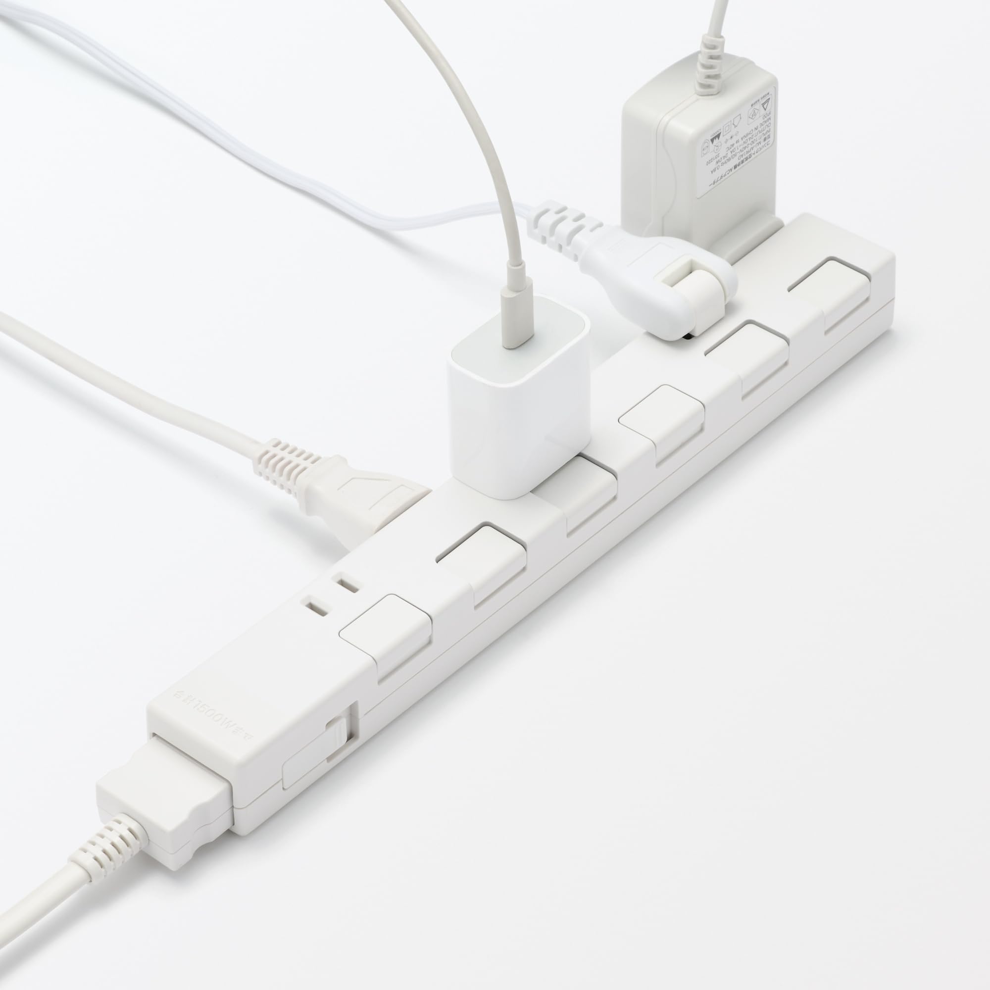 Amazon | 無印良品 ジョイントタップ ロック付 コンセント6個口 個別